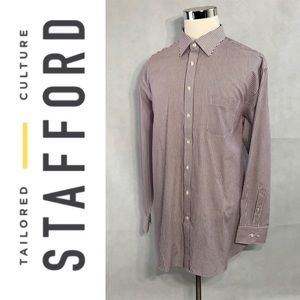 STAFFORD Tailor Culture Men’s Dress Shirt Size 2XL